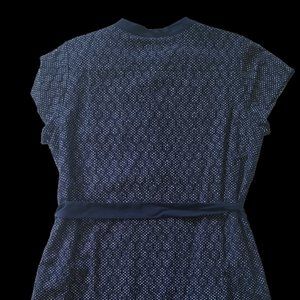 DKNY shirt dress. size  L (10-12} color: navy blue